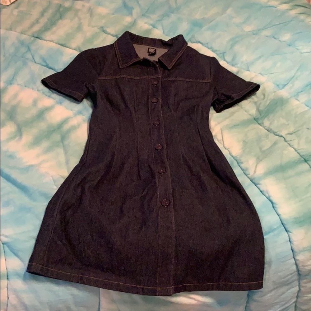 Urban Outfitters Dark wash denim mini dress